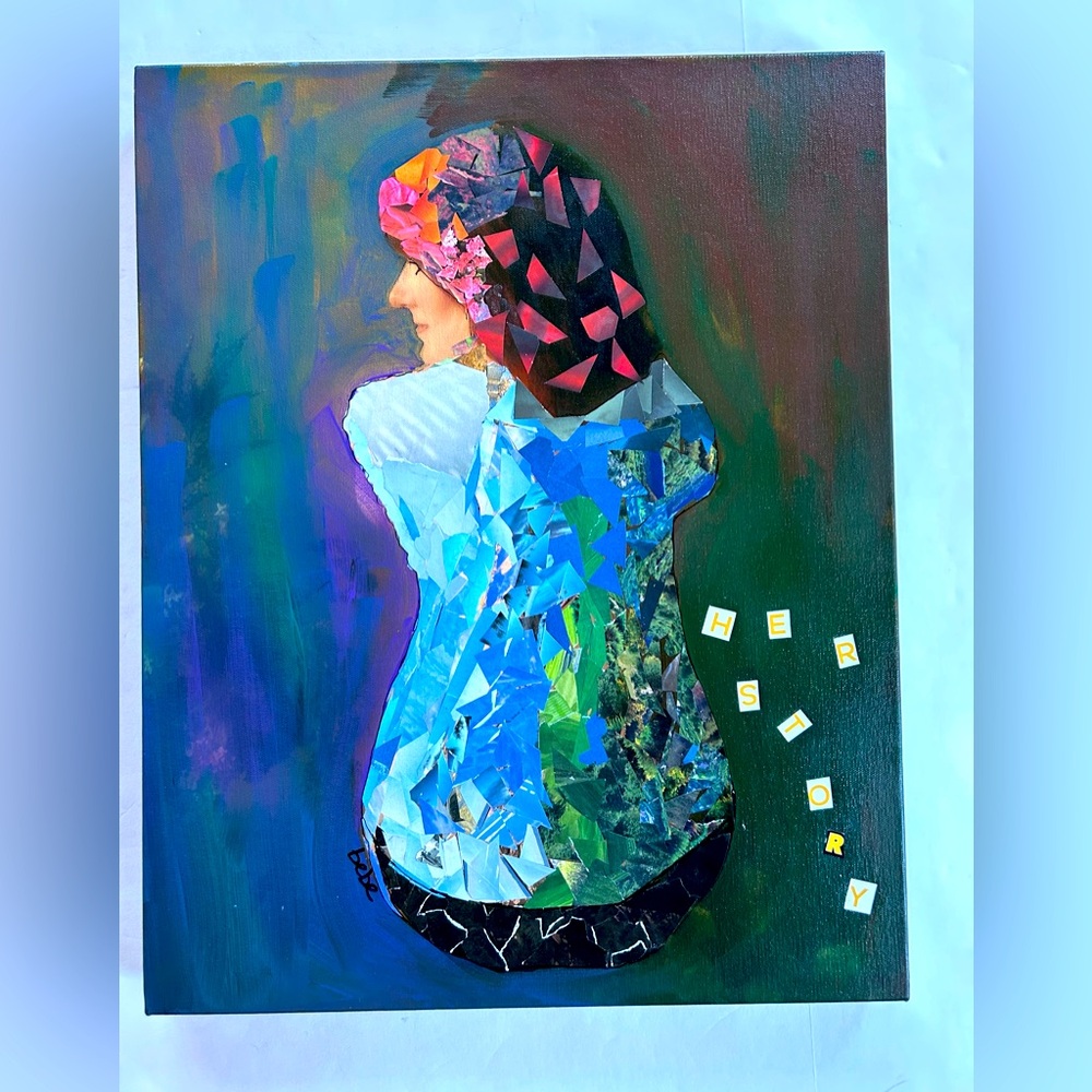 HANDMADE Mixed Media Original Art Painting